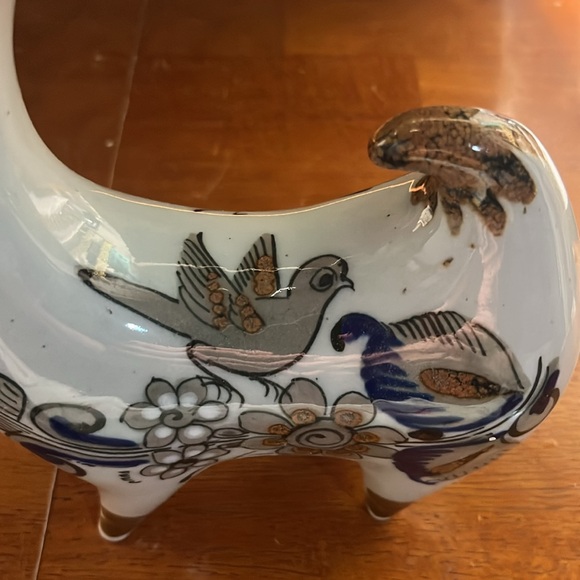 Ken Edward’s Collectible Ceramic Deer/Goat Hand Painted - Picture 7 of 9